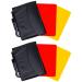 Friencity Soccer Referee Card Sets, Warning Referee Red and Yellow Cards with Wallet Score Sheets, Pencil Accessories, 2 Packs