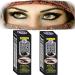 BlueQueen 2Pcs Kohl Arabian Eyeliner Kohl Black Powder Makeup Kajal Black eyeliner eye border eyeliner 2 Pcs 0.025 oz 0.025 Ounce (Pack of 2)