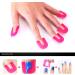 26-Piece Nail Polish Stencil Set | Reusable Nail Templates & Anti-Fleed Protection Tools | Perfect for Manicure & Nail Art - Buy Online on GoSupps.com
