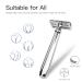 CSB Classic Double Edge Safety Razor - Reusable Chrome DE Razor for Men & Women | 10 Blades Included - Eco-Friendly Shaving Solution - Buy Online on GoSupps.com