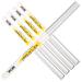 Didiseaon 5pcs White Lying Silkworm Pen Highlighters Xmas Tree Concrete Makeup Pencil Liquid Eyeliner Eyes