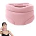 BOMMFU Rollkrause Human - Soft Frills Neck Collar | Perfect Support for Travel & Business - Stylish Pink Design - Buy Online on GoSupps.com