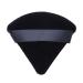 1 Pieces Powder Puff Face Soft Triangle Makeup Puff for Loose Powder Body Powder Wedge Shape Velour Cosmetic Sponge for Contouring Under Eyes and Corners Beauty Makeup Tools black