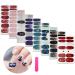 Mwoot nail ticker nail sticker nail art sticker self -adhesive manicure sticker beautiful fashion diy decoration 8 sheet (112PCs) nail ticker