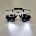 goforwealth Head Mounted with LED Light Jeweller Magnifying Glasses Hands Headset Head-Mounted Magnifying Glasses for Jewelry Sewing Reading Crafts Repair Astounding - Buy Online on GoSupps.com