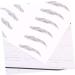 FRCOLOR 6 Sheets Pairs Waterproof Stickers Eyebrow Stencil Stickers Eyebrow Stickers Modify 4d The Lazy - Buy Online on GoSupps.com