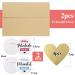 Colofalla 4PCs Set - Scratch Cards & Buttons for Baptism Gifts | Unique Sponsoring Questions & Greeting Cards - Buy Online on GoSupps.com