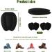 Buy 2 Pairs Shoe Filler Tongue Pads - Invisible Forefoot Cushion Mat & Non-Slip Size Reducer for Men & Women | Self-Adhesive Black Felt Accessories - Buy Online on GoSupps.com