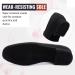 TINRYMX Men Latin Dance Shoes LHD401 - Black Suede Sole - 0.98 Inch - Buy Online on GoSupps.com