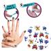 Cute Cartoon Nail Art Stickers - 8 Sheets 3D Self Adhesive Kawaii Designer Decals for Acrylic Nails - DIY Manicure Decorations for Women and Girls - Buy Online on GoSupps.com