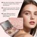 Palette de maquillage multifonctionnelle kit de maquillage portable utilisable pour les paupi res le blush et le contouring. Texture lisse pigment e et longue tenue. Miroir inclus. 2pcs - Buy Online on GoSupps.com