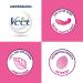Veet Sugaring Sugar Paste with Argan Oil - Hair Removal for Smooth Skin | 5 x 250ml | Up to 4 Weeks Results - International Shipping Available - Buy Online on GoSupps.com