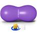 STOROMO Peanut Ball,Peanut Exercise Ball,Yoga Ball,Pregnancy Ball,Peanut Stability Ball,for Kids Therapy,Labor Birthing,Core Strength Training(Include Pump) 23x12 inch (60x30cm) Purple