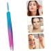 FOMIYES Stainless Steel Eyebrow Tools Travel Eyebrow Clamp Eyebrow for Women Beauty Tool Eyebrow Tweezer with Brush Eyebrow with Brush Eyebrow Clip Miss 2 in 1 12.00X1.00X0.80CM Colorful - Buy Online on GoSupps.com