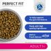 Buy PERFECT FIT Adult Dry Cat Food - Salmon Flavor for Cats 1 Year & Older 2.8 kg (3 Bags) & 8.4 kg (1 Pack) - International Shipping Available - Buy Online on GoSupps.com