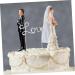 ERINGOGO 2 Pcs Love Cake Card Bride Alloy Chocolate Toothpick - Buy Online on GoSupps.com