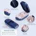 ACWOO Small Pill Tablet Cutter - Portable 2-in-1 Pill Splitter & Dispenser in Blue - Ideal for Elderly, Children, Pets - Cut Small and Large Pills with Ease - Buy Online on GoSupps.com