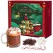 Hot Chocolate Advent Calendar 2023 Christmas | 24 Days Hot Chocolate Gift Set Selection With Mini Marshmallows For Hot Chocolate | Candy Canes | Chocolate Drops | 12 Flavours Hot Chocolate Gift Sets