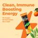 Pureboost Immune Clean Energy Drink Mix with Elderberry & Vitamin C - Tangerine Twist 30 Count - Buy Online on GoSupps.com