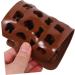 Alipis 6 pcs Chocolate Jelly Mold Ice Baking Adorable Cube Tools Silicone Supple DIY Candy for Fondant 21X10.2cmx2pcs Brown 2x2pcs - Buy Online on GoSupps.com