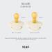 BIBS Color Liberty Schnuller 2-Pack | BPA-Free Natural Rubber Pacifiers | Cherry Shape Nipple | Made in Denmark | Size 2 (6-18 Months) - Eloise Sage - Buy Online on GoSupps.com