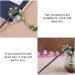 Hair Pin Classical Wood Hair Sticks Dangle Tassel Decorative Chinese Style Hair Chopsticks for Women Ladies and Girls - Buy Online on GoSupps.com