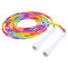 Beaded Kids Exercise Jump Rope - Segmented Skipping Rope for Kids - Durable Shatterproof Outdoor Beads - Light Weight and Easily Adjustable Kids Jump Rope 7ft Rainbow