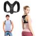 Smasaa trading Posture Corrector Women and Men Comfortable Upper Back Brace Posture Corrector for Improve Posture Adjustable Back Straightener Black