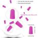 EXGOX Soft Foam Earplugs 38dB SNR 60 Pairs - Comfortable for Sleeping, Studying, Concerts - Rose Powder - 60pcs - Buy Online on GoSupps.com