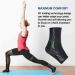 Beister Compression Ankle Brace for Men and Women - Elastic Support for Sprains, Plantar Fasciitis, Achilles Tendon, Heel Spurs - Black (Size 5) - Buy Online on GoSupps.com