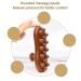 ZJchao 16.5 cm Sandalwood Massage Brush - Ergonomic Fascia Tool with Smoothing Balls for Ultimate Relaxation - Buy Online on GoSupps.com