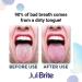 JuliBritrite Tongue Angel (50 ml) | Fresh Breath & Halitosis Support | Effective Tongue Scraper Scrubber & Cleaner - Buy Online on GoSupps.com