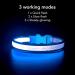 Yfbrite Rechargeable LED Dog Collar - Adjustable Reflective Safety Collar Flashes at Night (Blue Size S) - Buy Online on GoSupps.com