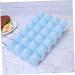 LABRIMP Box Egg Container Food Storage Organizer Recyclable Egg Bins Egg Tray Egg Holder Egg Rack Household Blue 29*19CM - Buy Online on GoSupps.com