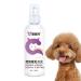 Pet Detangling Spray 100ml Deodorizing Dog Grooming Spray Anti-Static Nourishing Cat Dematting Spray Ph Balanced Dog Hair Spray
