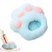 Injuv rechargeable foot warmer-sweet heating pillow made of soft plush heated foot warmer cat paw winter foot warmers warm shoes for offices bedrooms travel