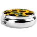 Sunflowers Printed Mini Round Pill Box | 3 Compartment Travel Pill Organizer | Portable Medicine Case for Home & Office - Buy Online on GoSupps.com