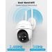 ieGeek 2.4G/5GHz PTZ Security Camera Outdoor, 2K 3MP Dual-Band WiFi CCTV Camera, Color Night Vision, WiFi Home IP Camera with Human Detection, Siren, 2-Way Audio, Work with Alexa, Memory/Cloud(Wired) - Buy Online on GoSupps.com
