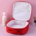 Ohjijinn Kawaii Red Makeup Bag - Cute Cartoon Cosmetic Toiletry Case - Buy Online on GoSupps.com