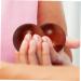 Buifulsic 2-St Wooden Ball Massage Balls - Acupuncture & Fitness Gym Handcrafted Mahogany & Bamboo 5x5cm - Buy Online on GoSupps.com