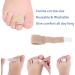 Hammer Toe Straightener Splints - 6 Pcs for Crooked & Overlapping Toes - Toe Cushioned Bandages for Hammertoe Correction - Buy Online on GoSupps.com