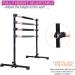 Akyate Portable Ballet Barre - Black | Lightweight & Adjustable - Buy Online on GoSupps.com
