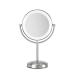 BaByliss Slimline LED Mirror with 1x and 8x magnification 9437E Brushed Chrome