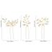3 Pcs Rhinestone Bride Wedding Hair Pins | Crystal Headpiece for Women and Girls | Gold Bridal Hair Accessories - Buy Online on GoSupps.com