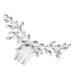 minkissy Hair Comb Womens Headpiece Girl Headpieces for Wedding Rhinestone Headpieces for Women Bride Headpieces for Wedding Rhinestone Side Comb Hair Women's Decorate Alloy Hair Side Comb