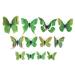 Vividsun Printed Butterfly Hair Clip Fairy Hair Clips Party Photo Prop Hair Accessories (green)