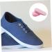 GLEAVI Invisible Heel Lift Insoles for Women - 4 Pairs Breathable Shoe Inserts - Soft Pink Heightening Half Pads for Canvas Shoes (12.5x6x3.5CM - Buy Online on GoSupps.com