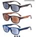 EYEGUARD 3 Pack Unisex Classic Style Sunglasses Readers 2.75 - Outdoor Reading Glasses for Men and Women - Sun Lens - 3 Color Mix - Buy Online on GoSupps.com