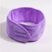 Guangcailun Headbands For Face Washing Color Available Premium Cotton Soft And Absorbent Women Adjustable SPA Facial Headband Purple - Buy Online on GoSupps.com