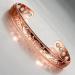 Magnetic Copper Bangle for Arthritis Relief | Health Benefits for Men & Women - Stylish Flower Design - Buy Online on GoSupps.com